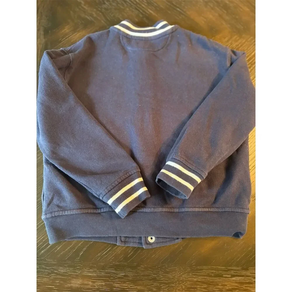 Polo Ralph Lauren Kids Varsity Jacket Blue Size 6‎  Snap Closure